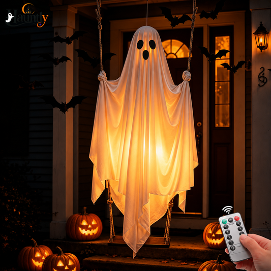 Hauntly™ 5FT Glowing Ghost Swing