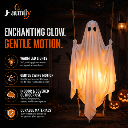 Hauntly™ 5FT Glowing Ghost Swing