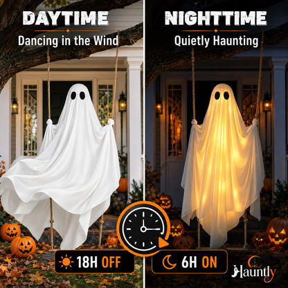 Hauntly™ 5FT Glowing Ghost Swing